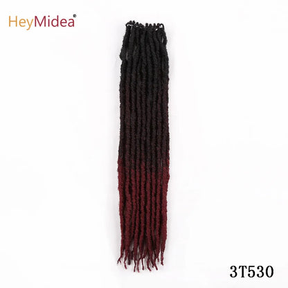 18inch Straight  Crochet Twist Hair Braids Synthetic Hair Extensions  Kanekalon Fiber Braiding For Black Women Hair HeyMide