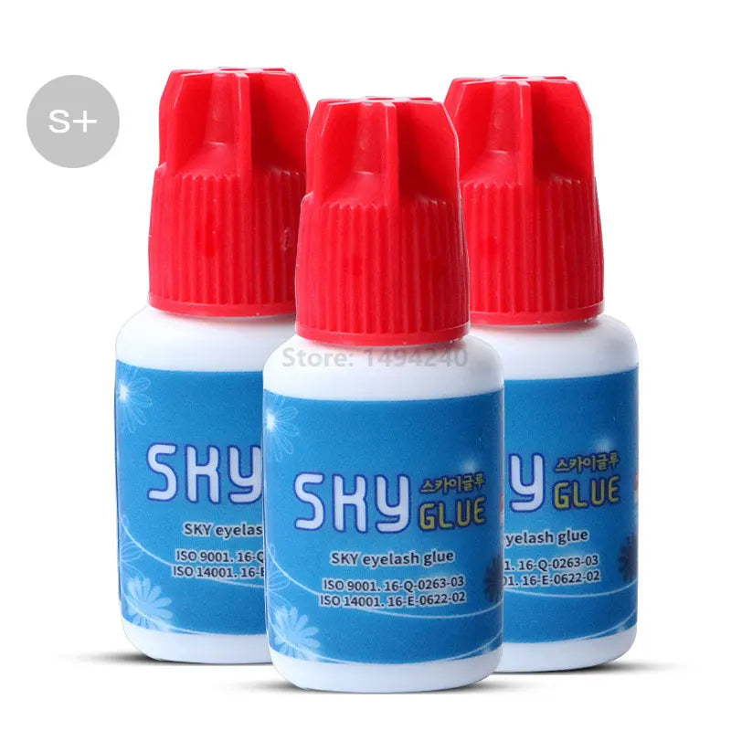 0.5s dry time Most Powerful Fastest Korea Sky Glue RA01 for Eyelash Extensions MSDS Adhesive 5ml Red Cap