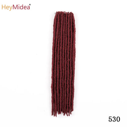 18inch Straight  Crochet Twist Hair Braids Synthetic Hair Extensions  Kanekalon Fiber Braiding For Black Women Hair HeyMide