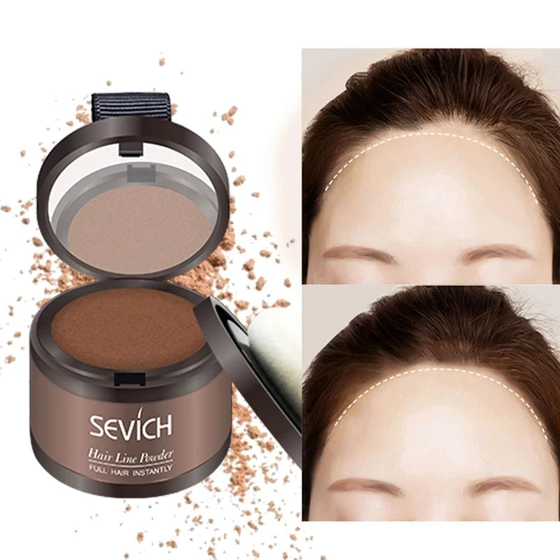 Sevich Hairline Powder 4g Hairline Shadow Powder Makeup Hair Concealer Natural Cover Unisex Hair Loss Product