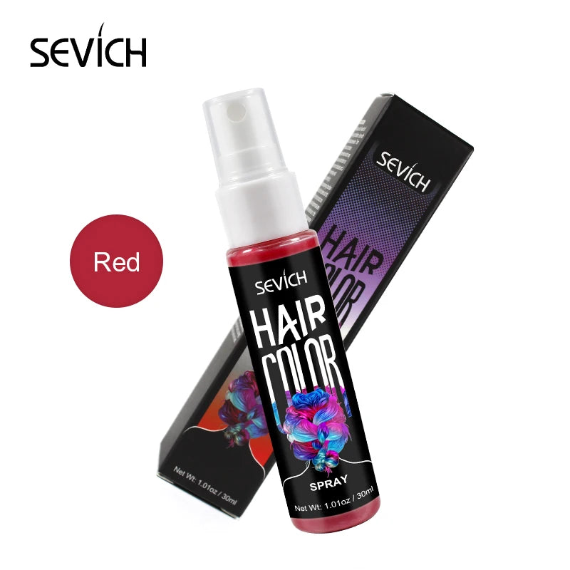 Sevich 5 Color Hair Color Spray Instant Hair Color Hair Styling Product 30ml Temporary Hair Dry Color Fashion Beauty Makeup