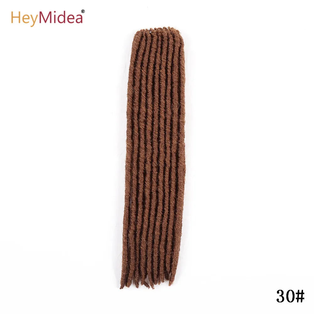 18inch Straight  Crochet Twist Hair Braids Synthetic Hair Extensions  Kanekalon Fiber Braiding For Black Women Hair HeyMide