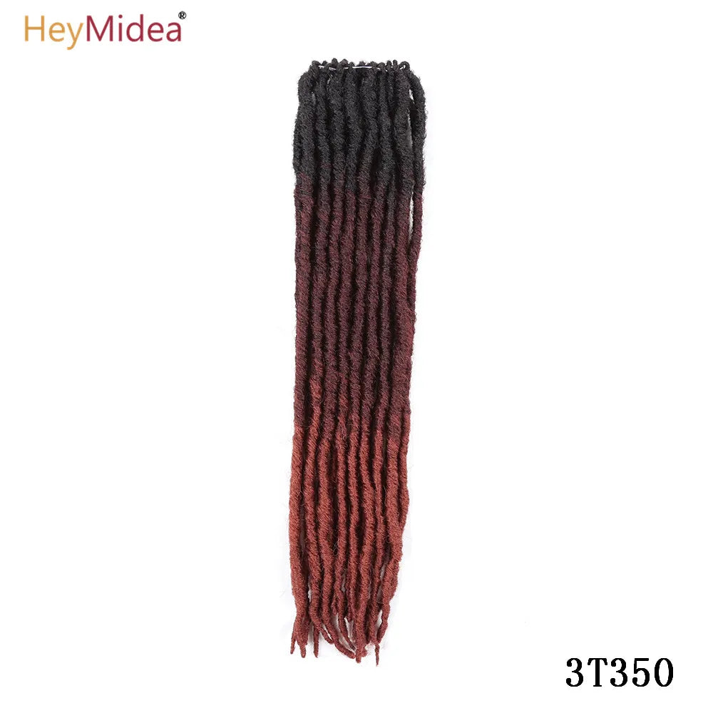 18inch Straight  Crochet Twist Hair Braids Synthetic Hair Extensions  Kanekalon Fiber Braiding For Black Women Hair HeyMide