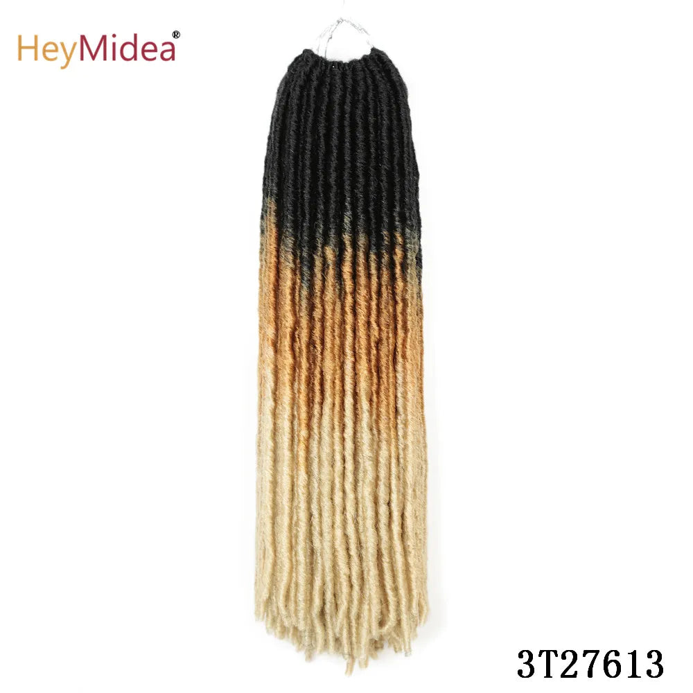 18inch Straight  Crochet Twist Hair Braids Synthetic Hair Extensions  Kanekalon Fiber Braiding For Black Women Hair HeyMide