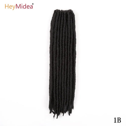 18inch Straight  Crochet Twist Hair Braids Synthetic Hair Extensions  Kanekalon Fiber Braiding For Black Women Hair HeyMide