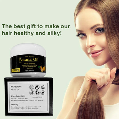 100% Raw Batana Oil for Hair Growth Organic Batana Oil  Moisturize And Repair Hair Eliminates Split Ends for Men & Women