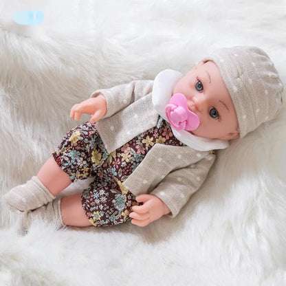 12in/30cm Reborn Baby Doll – Soft Silicone Baby Doll for Kids, Educational Simulation Doll, Perfect Gift for Birthday & Christmas