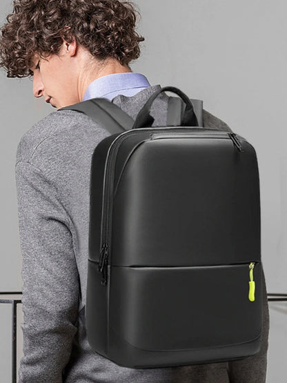 XOKY Business Backpack Laptop Waterproof Backpack Men School Bag Large Capacity 18L Laptop Fashion Backpack Black Backpack 2316