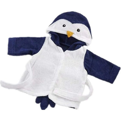 2024 Baby Boy Hooded Bathrobe – Unisex Ultra Absorbent Microfiber Towel Robe for Toddlers