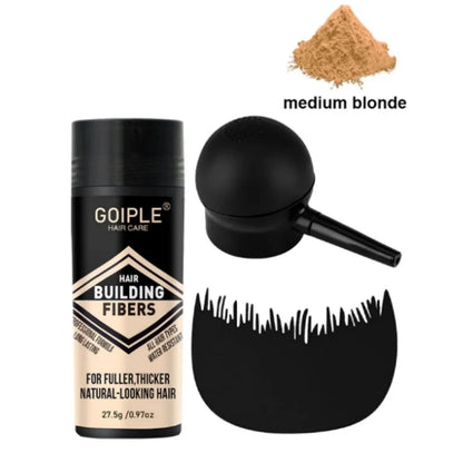 GOIPLE Fiber Hold Spray Instant Hair Volumizing Product Hair Building Fibers Powder Hairstyle Thickening Spray for Men and Women