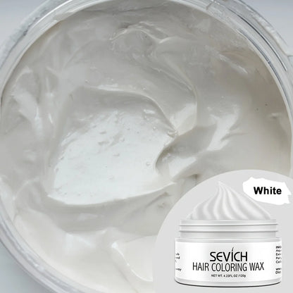 SEVICH 120g Hair Colour Wax Easy To Wash DIY Hairs Dyed Mud Dye for Eyebrow Beards Coloring Styling Temporary Hair Colour Cream