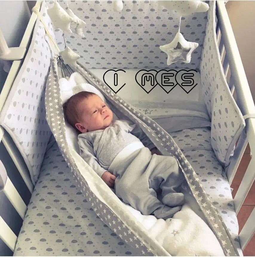 Baby Comfortable Sleep Hammock Cradle – Soft Polyester Indoor Baby Swing for Peaceful Sleep (6M-6Y)