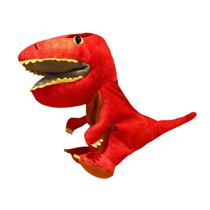 Stuffed Plush Dinosaur Hand Puppet – Kawaii Tyrannosaurus Rex Storytelling Toy for Kids, Educational Baby Gift