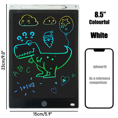 16/12 Inch LCD Drawing Tablet – Colorful Writing Pad for Kids – Doodle Board for 3-8 Year Old Boys & Girls – Creative Toddler Toys