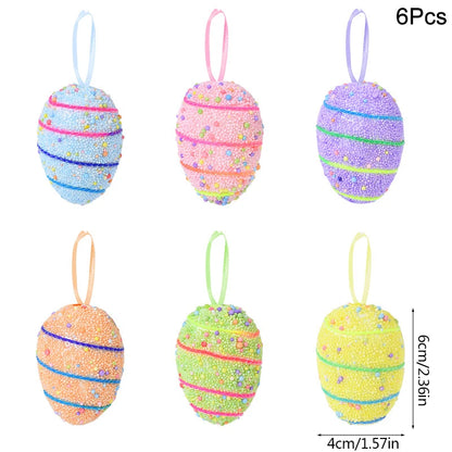 62cm Easter Birch Tree Led Light Decoration For Home Easter Egg Hanging Ornaments 2025 Happy Easter Party Decor Kids Gift Favors