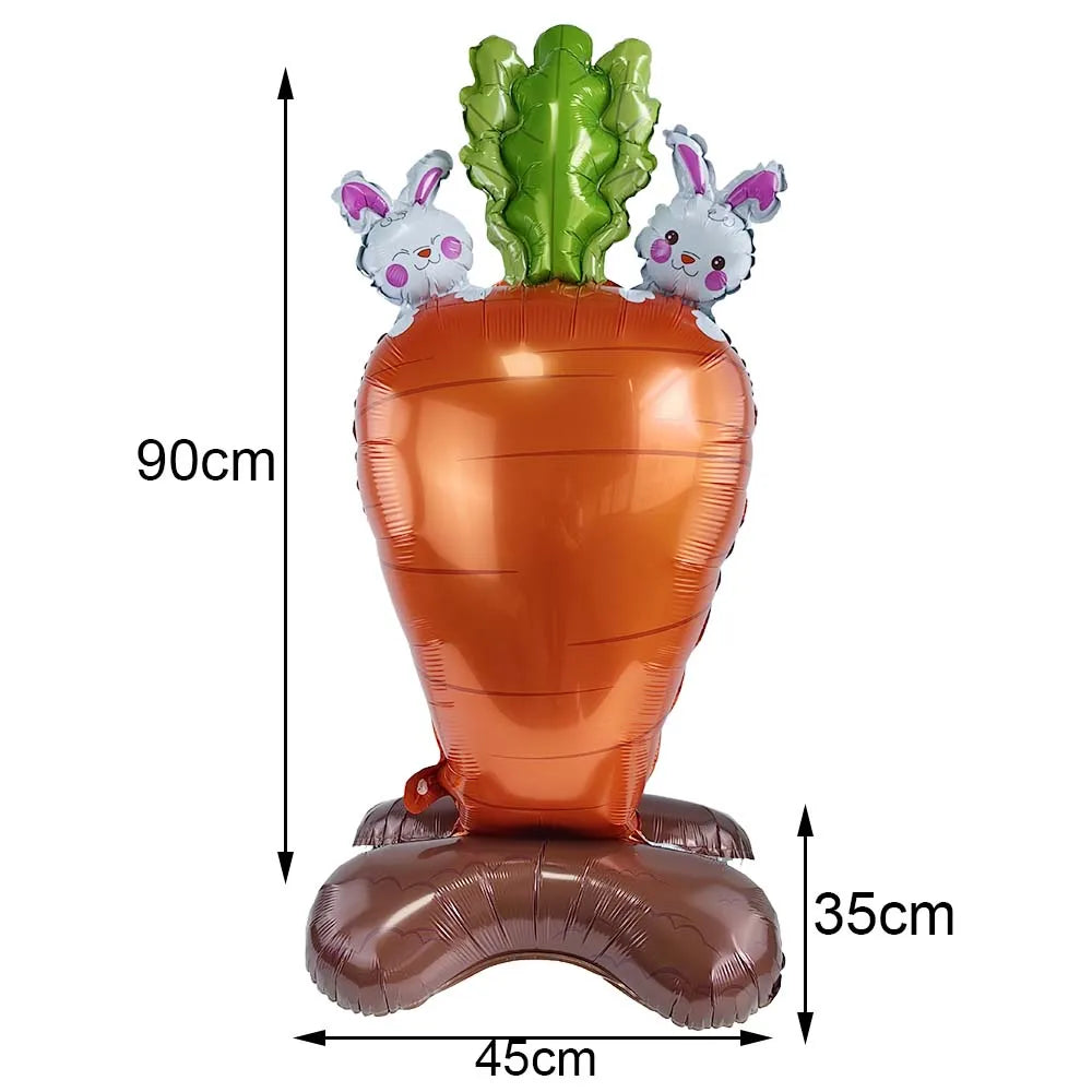 Inflatable Rabbit Ear Throwing Game Ferrule Ring Toss Happy Easter Party Decor Kids Favor Gifts Outdoor Entertainment Supplies