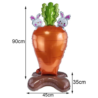 Inflatable Rabbit Ear Throwing Game Ferrule Ring Toss Happy Easter Party Decor Kids Favor Gifts Outdoor Entertainment Supplies