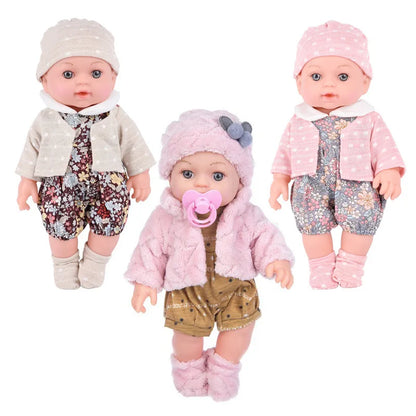 12in/30cm Reborn Baby Doll – Soft Silicone Baby Doll for Kids, Educational Simulation Doll, Perfect Gift for Birthday & Christmas