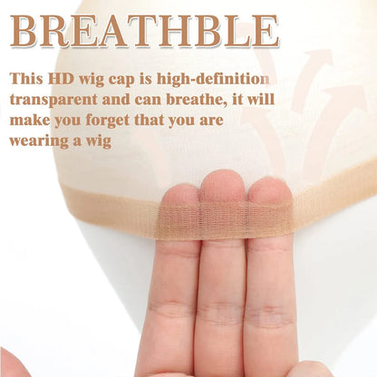 10-200PCS HD Wig Caps for Women,Stocking Caps for Wig,Thin Invisible Wig Caps for Women,Stocking Caps Wig Cap HD Caps for Wig