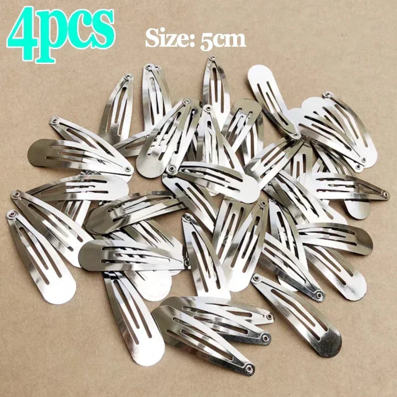 2/50Pcs Y2K Silver Star Hair Clips for Girls Filigree Star Metal Snap Clip Hairpins Barrettes Hair Jewelry Nickle Free Bobby Pin