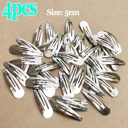 2/50Pcs Y2K Silver Star Hair Clips for Girls Filigree Star Metal Snap Clip Hairpins Barrettes Hair Jewelry Nickle Free Bobby Pin