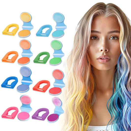 6colors Disposable Hair Chalk Powder Temporary Hair Color Spray Pastel Salon Styling Tool Hair Dye Color Paint Soft Accessories