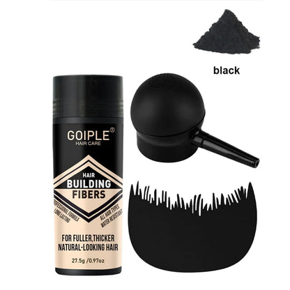 GOIPLE Fiber Hold Spray Instant Hair Volumizing Product Hair Building Fibers Powder Hairstyle Thickening Spray for Men and Women