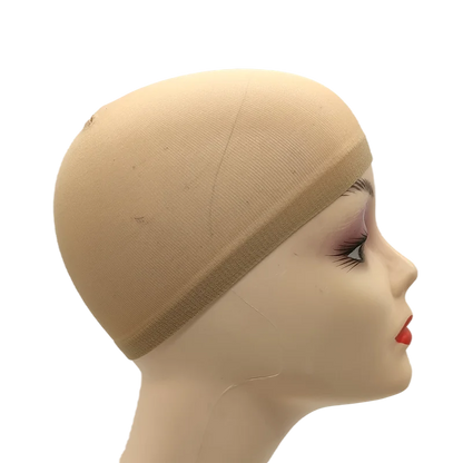 2pcs/Bag Top Stocking Wig Cap Hair Net For Weave Hair Wig Nets Black Brown Stretch Mesh Wig Cap For Making Wigs