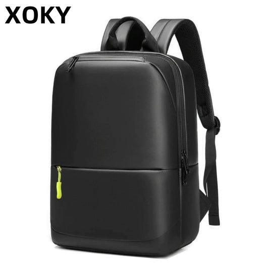 XOKY Business Backpack Laptop Waterproof Backpack Men School Bag Large Capacity 18L Laptop Fashion Backpack Black Backpack 2316