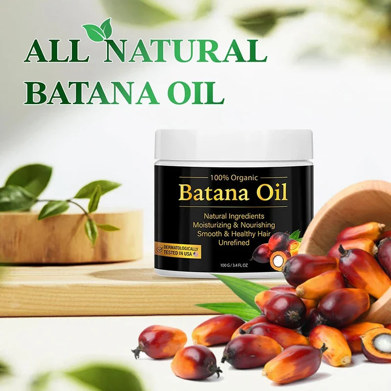 100% Raw Batana Oil for Hair Growth Organic Batana Oil  Moisturize And Repair Hair Eliminates Split Ends for Men & Women